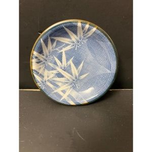 Vintage Blue and White Bamboo Tree Collectible Miniature Plate - Swanky Barn